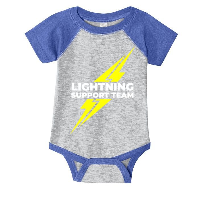 Lightning Support Team Ll Gift Infant Baby Jersey Bodysuit