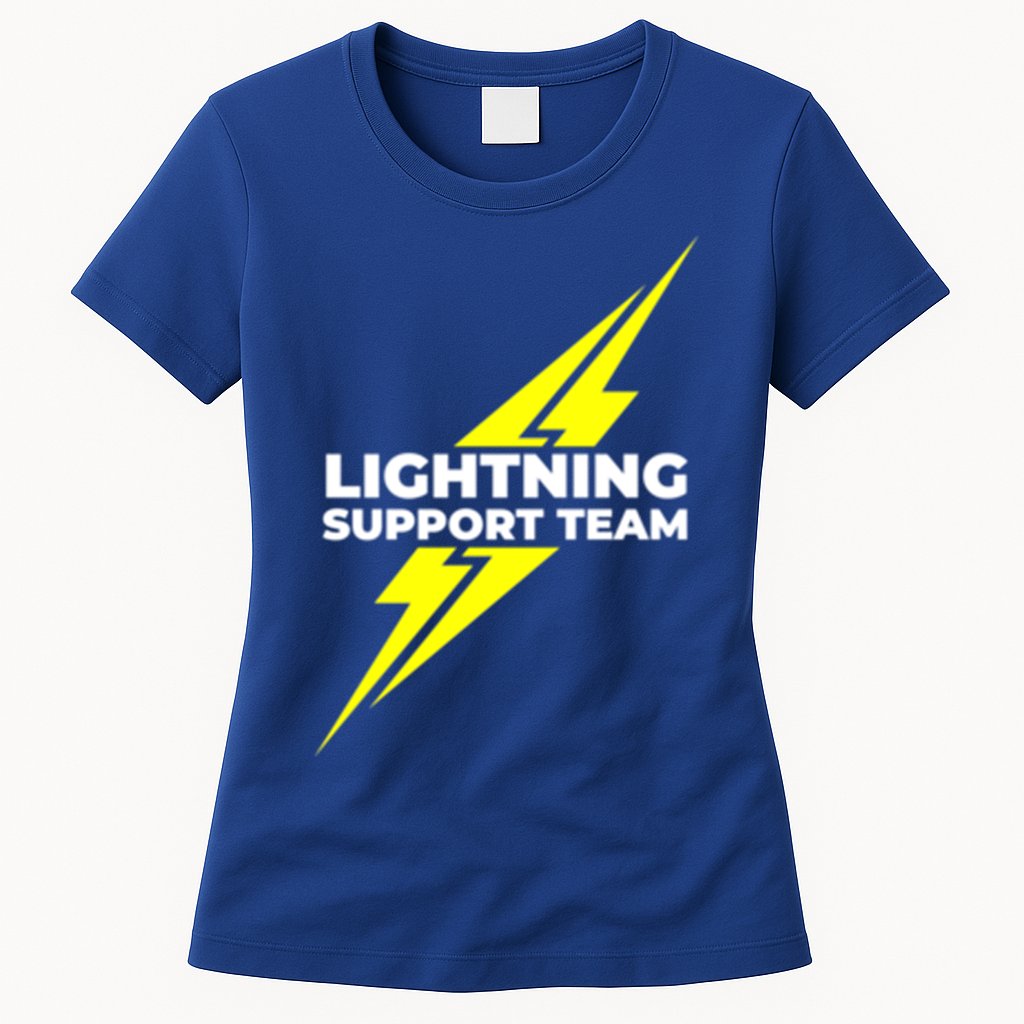 Lightning Support Team Ll Gift Womens T-Shirt