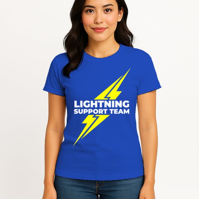 Lightning Support Team Ll Gift Womens T-Shirt