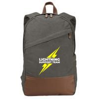Lightning Support Team Ll Gift Cotton Canvas Backpack