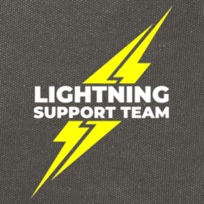 Lightning Support Team Ll Gift Cotton Canvas Backpack