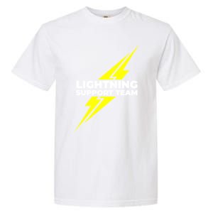 Lightning Support Team Ll Gift Garment-Dyed Heavyweight T-Shirt