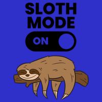 Lazy Sloth Tired Sloth Funny Sloth Mode On Gift Baby Bodysuit