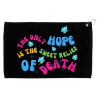 Luma Star The Only Last Hope Is The Sweet Relief Of Death Lumalee Blue Sunshine Grommeted Golf Towel