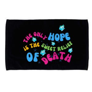 Luma Star The Only Last Hope Is The Sweet Relief Of Death Lumalee Blue Sunshine Microfiber Hand Towel