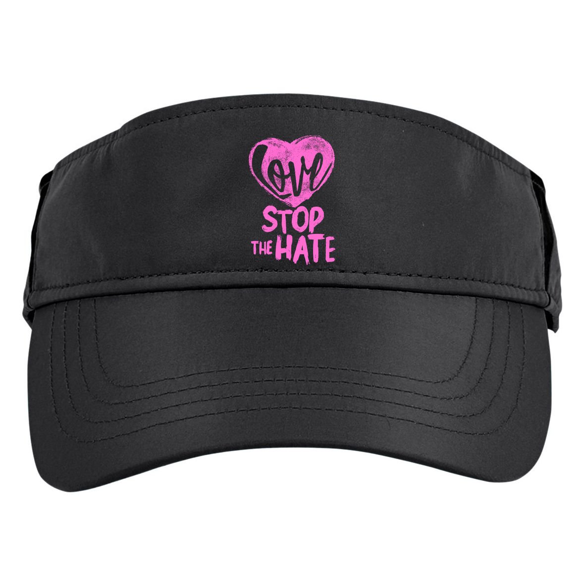 Love Stop The Hate Adult Drive Performance Visor
