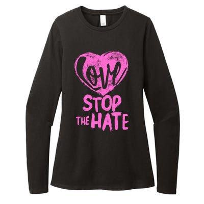 Love Stop The Hate Womens CVC Long Sleeve Shirt