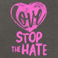 Love Stop The Hate Cotton Canvas Backpack