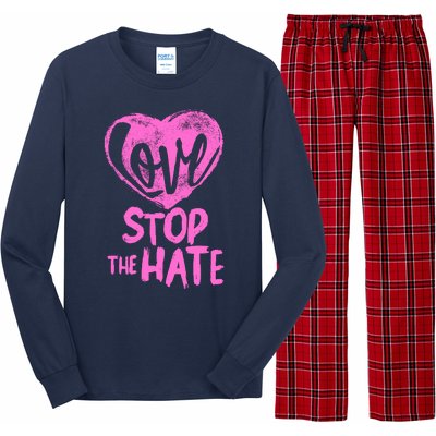 Love Stop The Hate Long Sleeve Pajama Set