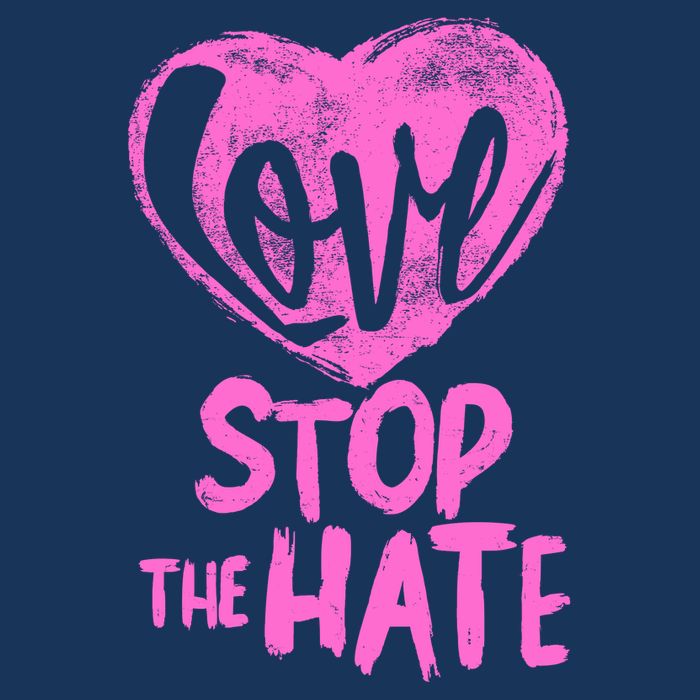 Love Stop The Hate 16 in Basic Backpack