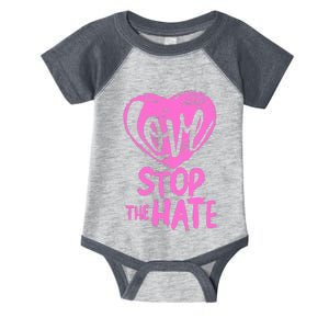 Love Stop The Hate Infant Baby Jersey Bodysuit