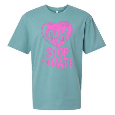 Love Stop The Hate Sueded Cloud Jersey T-Shirt