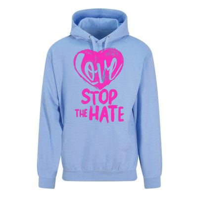 Love Stop The Hate Unisex Surf Hoodie