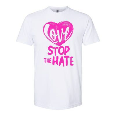 Love Stop The Hate Softstyle CVC T-Shirt