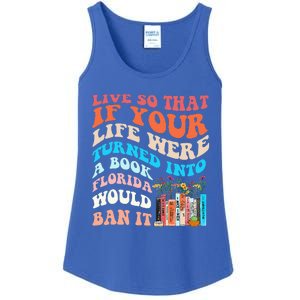 Live So That If Your Life Were Turned Into A Book Ladies Essential Tank