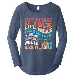 Live So That If Your Life Were Turned Into A Book Women's Perfect Tri Tunic Long Sleeve Shirt