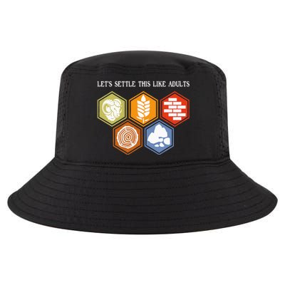 LetS Settle This Like Adults Tabletop Game Board Gaming Cool Comfort Performance Bucket Hat