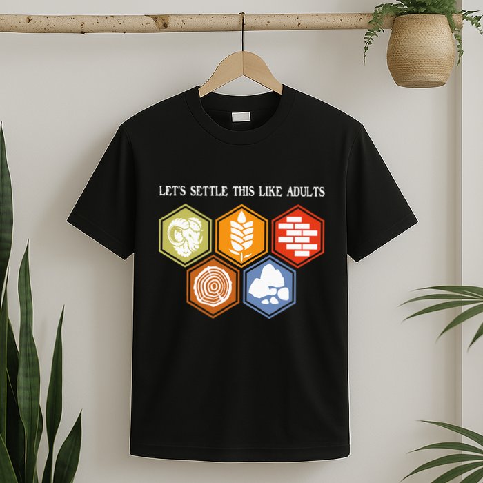 LetS Settle This Like Adults Tabletop Game Board Gaming T-Shirt