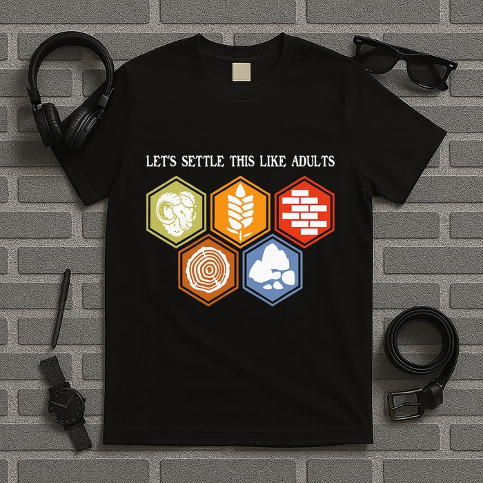 LetS Settle This Like Adults Tabletop Game Board Gaming T-Shirt