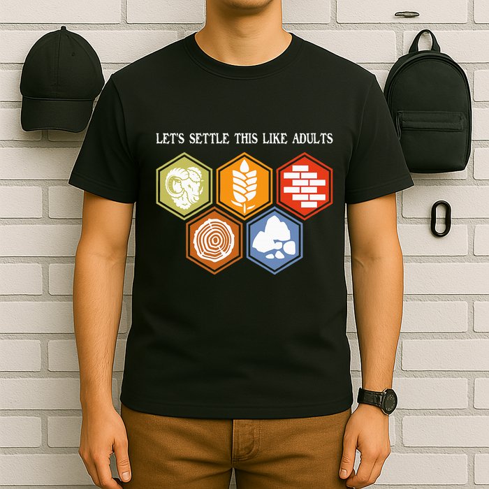 LetS Settle This Like Adults Tabletop Game Board Gaming T-Shirt