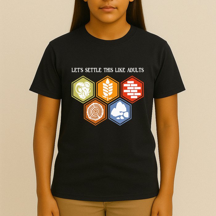 LetS Settle This Like Adults Tabletop Game Board Gaming T-Shirt