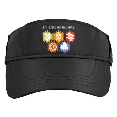 LetS Settle This Like Adults Tabletop Game Board Gaming Adult Drive Performance Visor