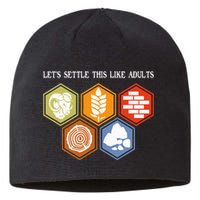 LetS Settle This Like Adults Tabletop Game Board Gaming Sustainable Beanie