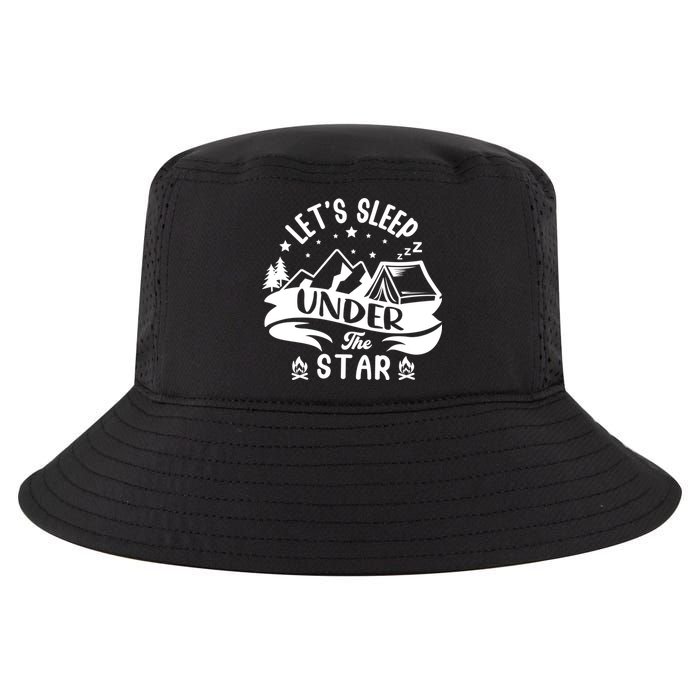 Lets Sleep Under The Stars Camping Cool Comfort Performance Bucket Hat