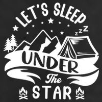 Lets Sleep Under The Stars Camping Cool Comfort Performance Bucket Hat