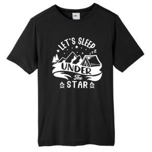 Lets Sleep Under The Stars Camping Tall Fusion ChromaSoft Performance T-Shirt