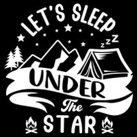 Lets Sleep Under The Stars Camping Youth Performance Sprint T-Shirt