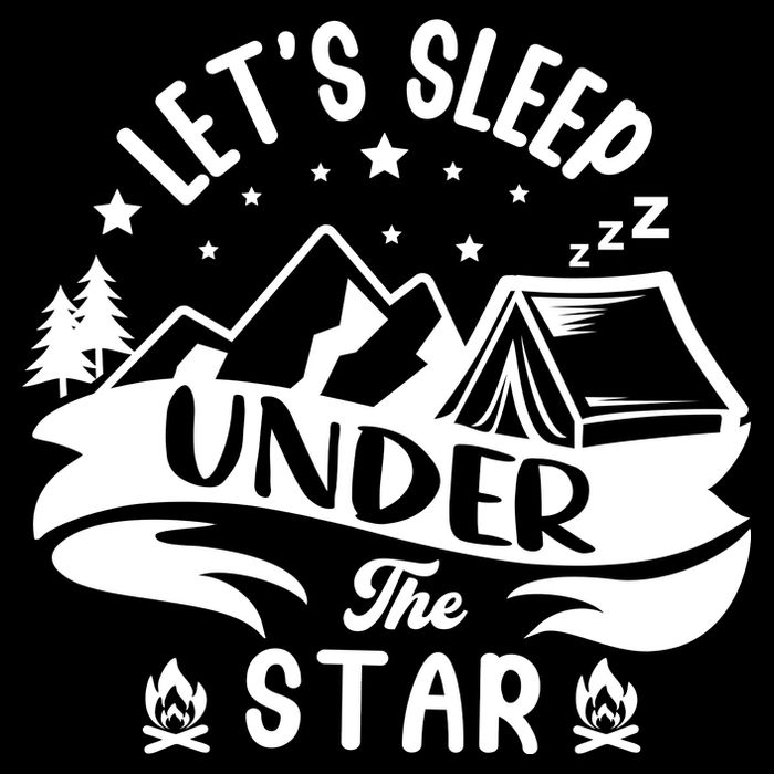 Lets Sleep Under The Stars Camping Youth Performance Sprint T-Shirt