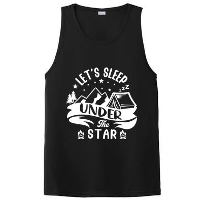 Lets Sleep Under The Stars Camping PosiCharge Competitor Tank