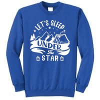 Lets Sleep Under The Stars Camping Sweatshirt