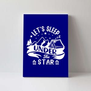 Lets Sleep Under The Stars Camping Canvas