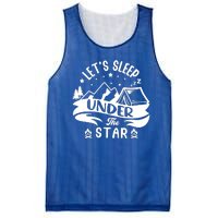 Lets Sleep Under The Stars Camping Mesh Reversible Basketball Jersey Tank