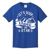 Lets Sleep Under The Stars Camping Kids T-Shirt