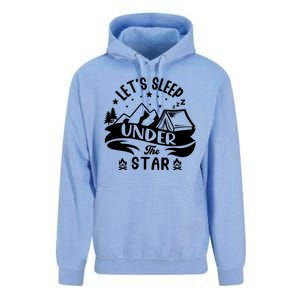 Lets Sleep Under The Stars Camping Unisex Surf Hoodie