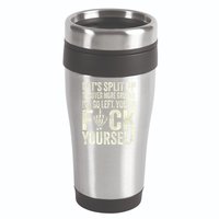 Lets Split Up To Cover More Ground Ill Go Left 16oz Travel Tumbler