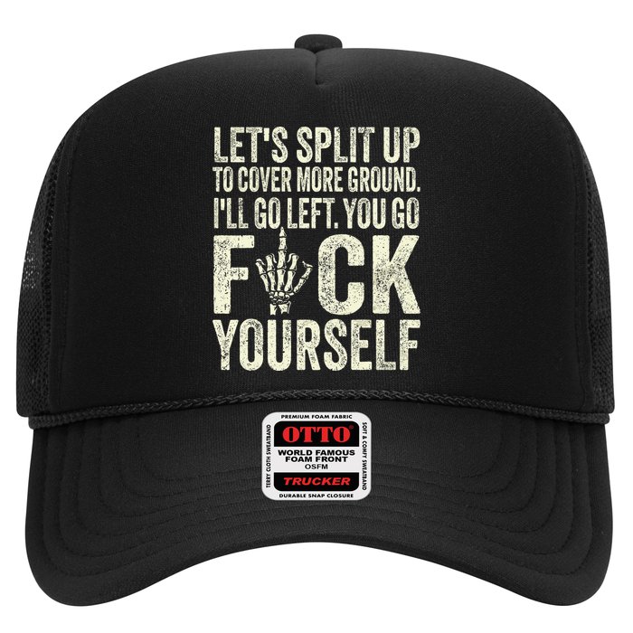 Lets Split Up To Cover More Ground Ill Go Left Hat