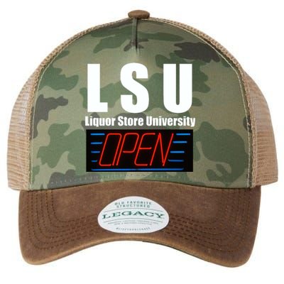 Liquor Store University LSU Funny Parody Legacy Tie Dye Trucker Hat