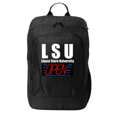 Liquor Store University LSU Funny Parody City Backpack