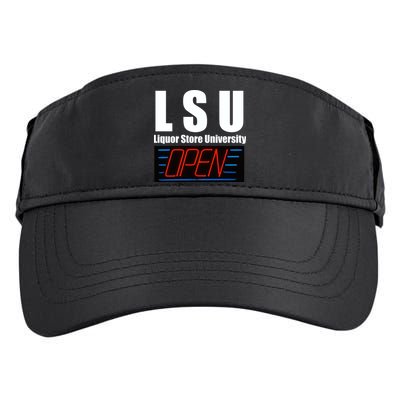 Liquor Store University LSU Funny Parody Adult Drive Performance Visor