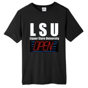 Liquor Store University LSU Funny Parody Tall Fusion ChromaSoft Performance T-Shirt