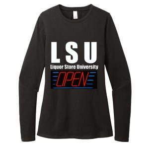 Liquor Store University LSU Funny Parody Womens CVC Long Sleeve Shirt