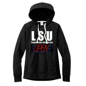 Liquor Store University LSU Funny Parody Women's Fleece Hoodie