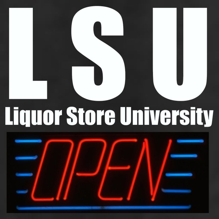 Liquor Store University LSU Funny Parody Tumbler