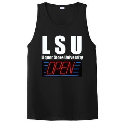 Liquor Store University LSU Funny Parody PosiCharge Competitor Tank