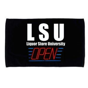 Liquor Store University LSU Funny Parody Microfiber Hand Towel