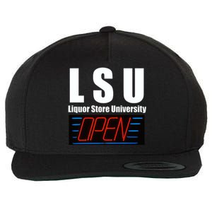 Liquor Store University LSU Funny Parody Wool Snapback Cap